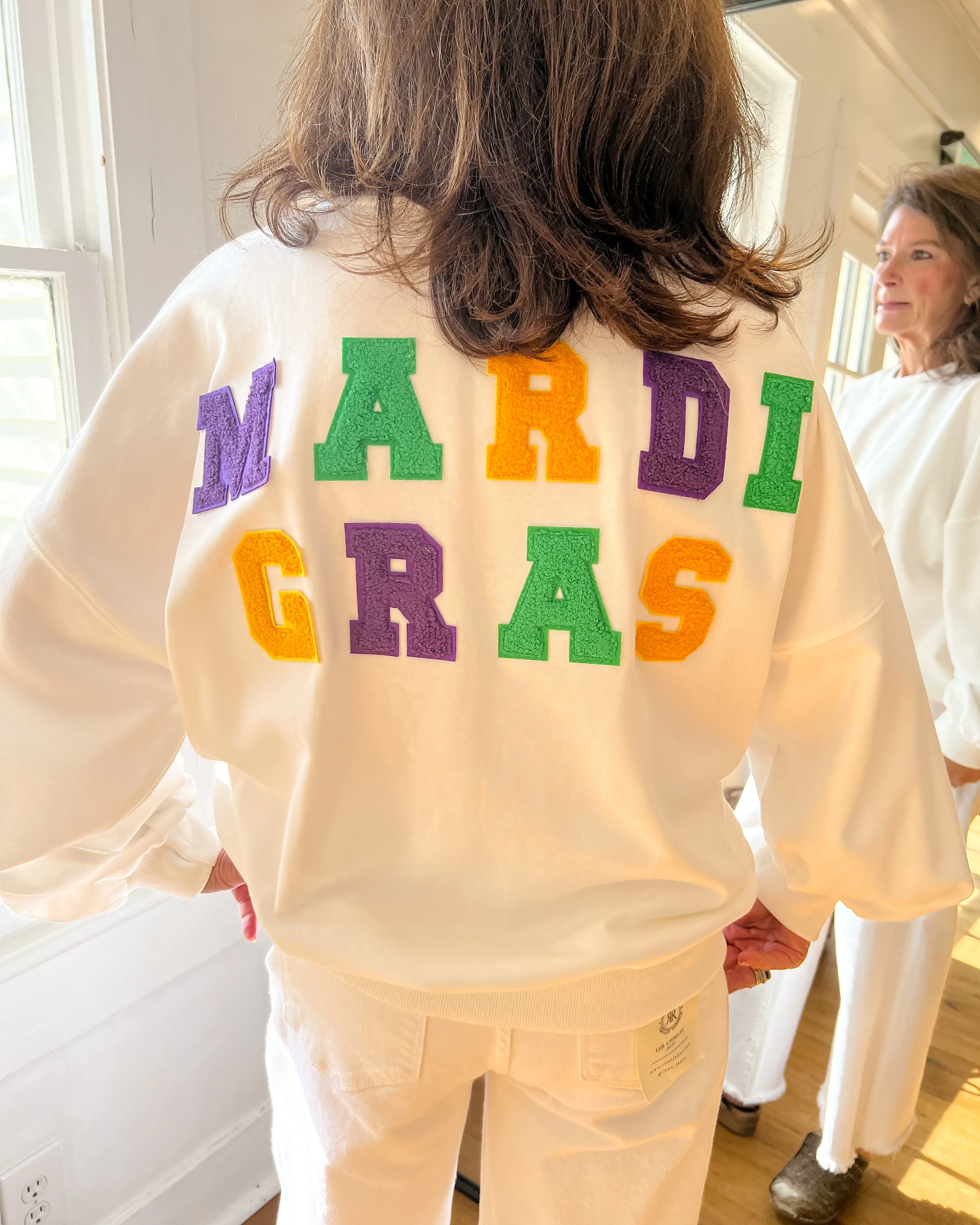Mardi Gras Sequin Sweatshirt