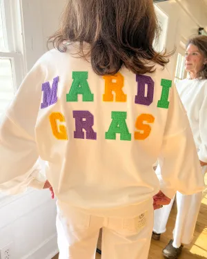 Mardi Gras Sequin Sweatshirt