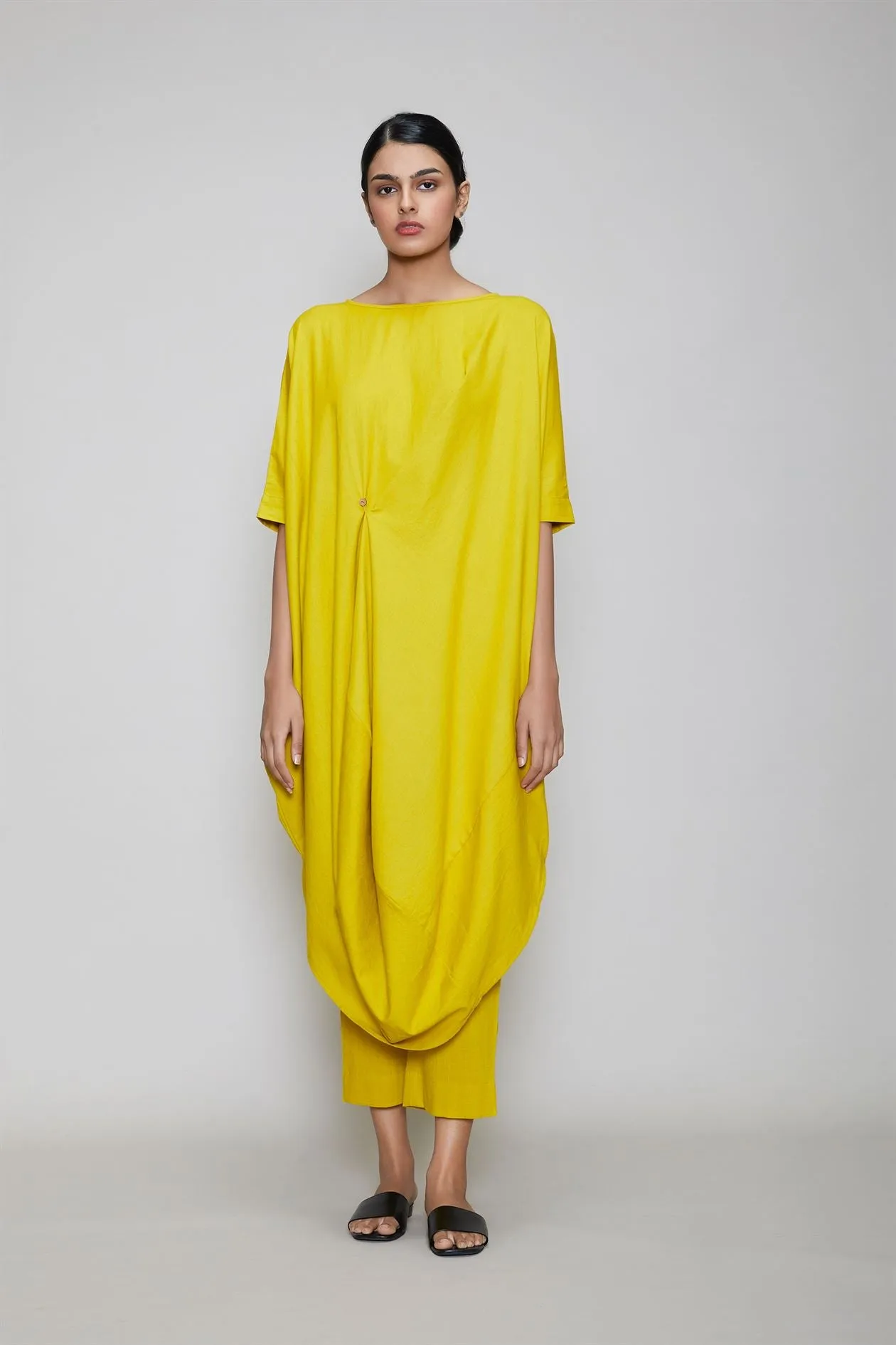 MATI   I   Cowl Button Tunic Set
