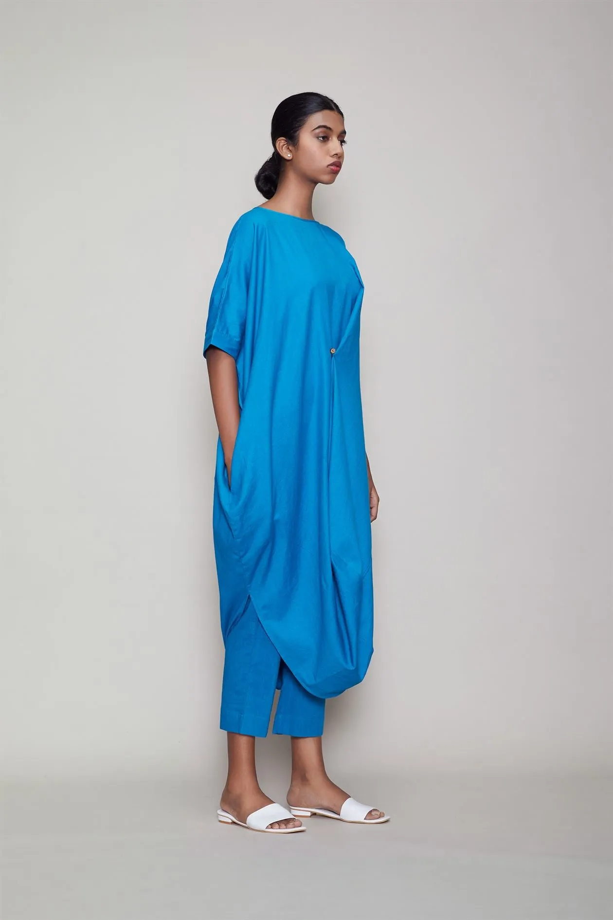 MATI   I   Cowl Button Tunic Set