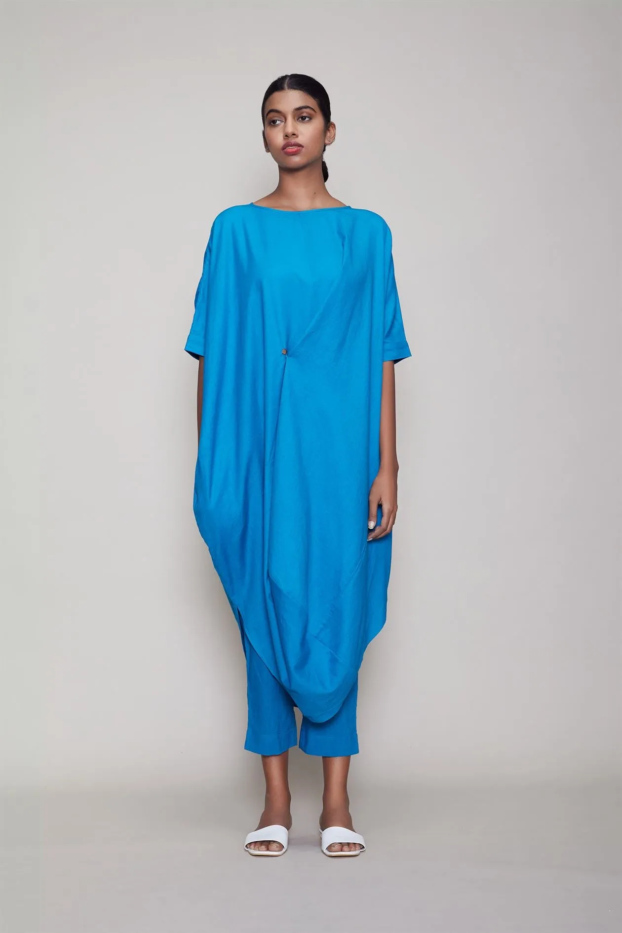 MATI   I   Cowl Button Tunic Set