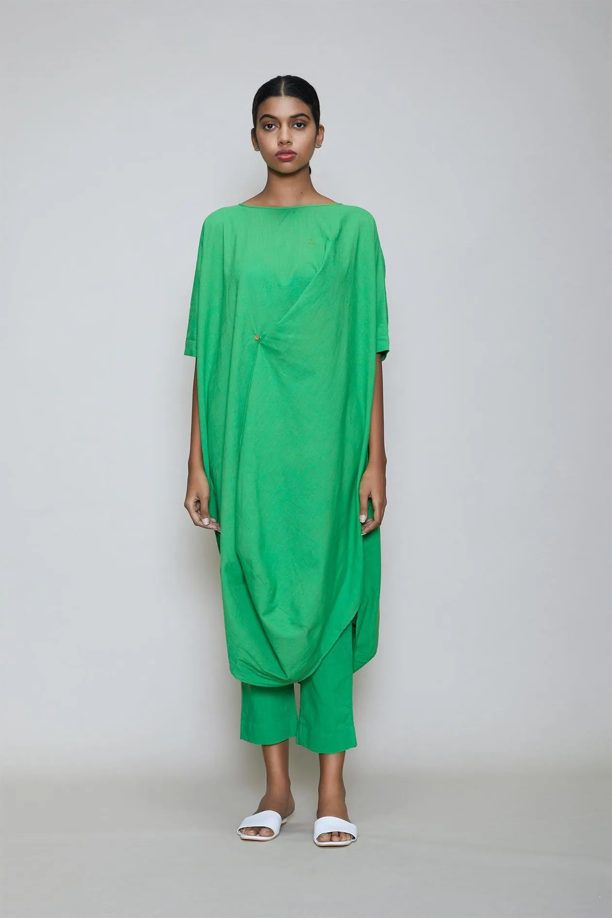 MATI   I   Cowl Button Tunic Set