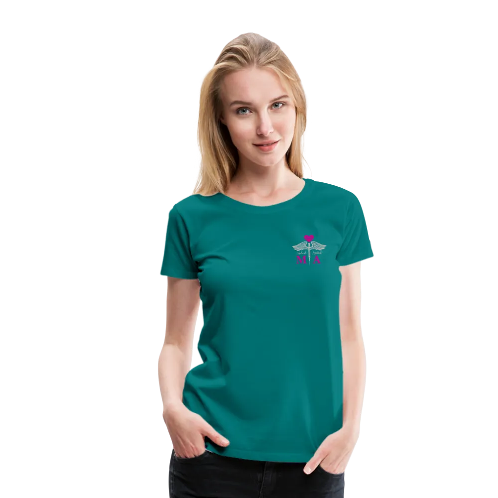 Medical Assistant Flag  Women’s Premium T-Shirt (CK1245) Updated  