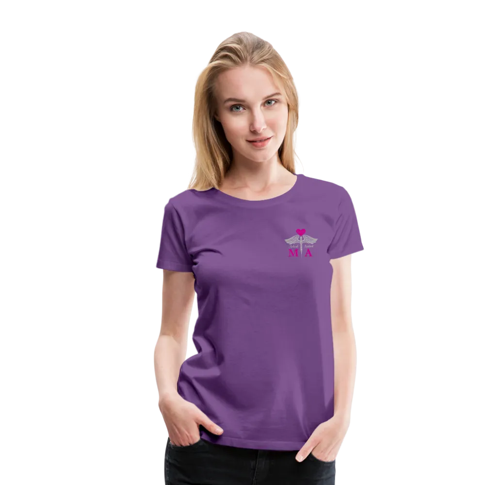 Medical Assistant Flag  Women’s Premium T-Shirt (CK1245) Updated  