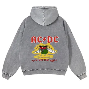 Mens Vintage ACDC Rock Band Hoodies