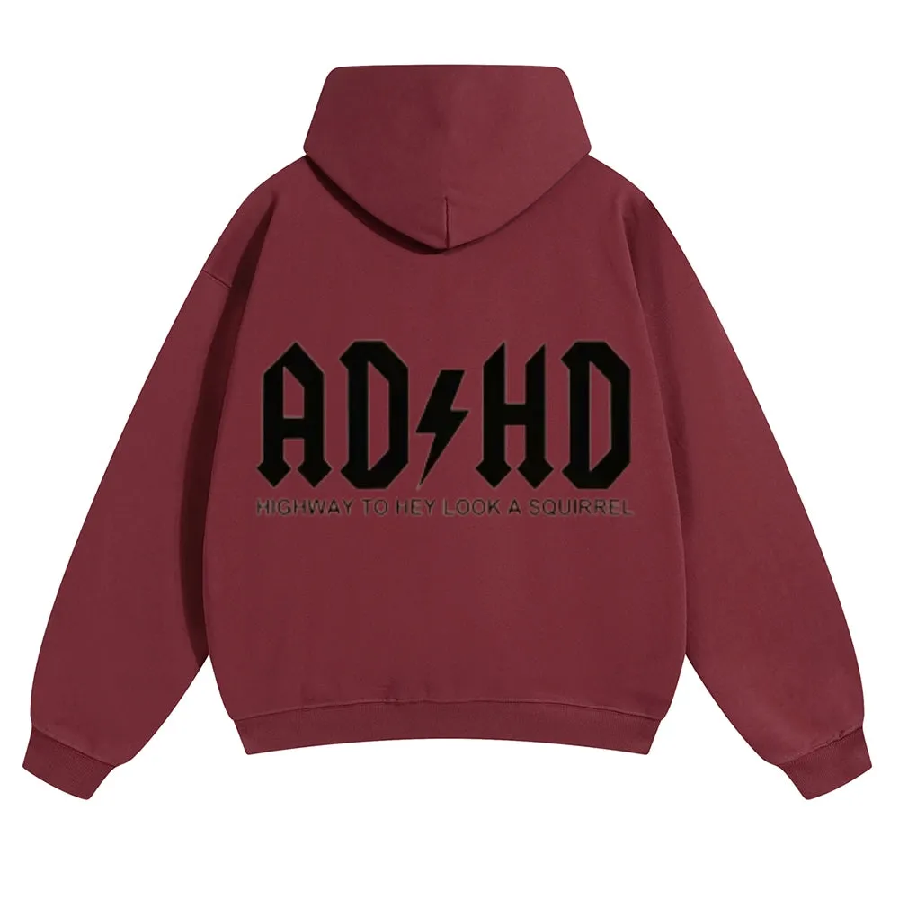Mens Vintage ACDC Rock Band Hoodies