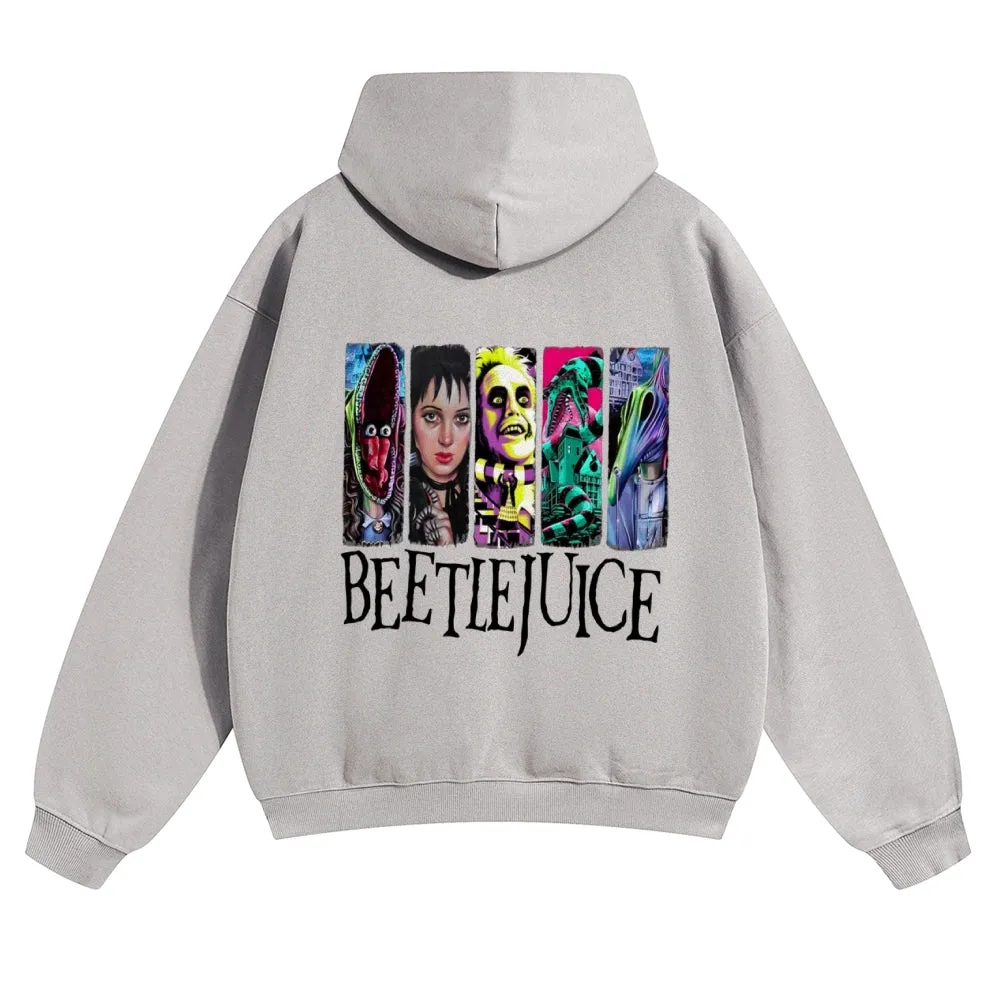 Mens Vintage Beetle Juice Rock Band Hoodies