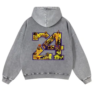 Mens Vintage No. 24 Kobe Hoodies