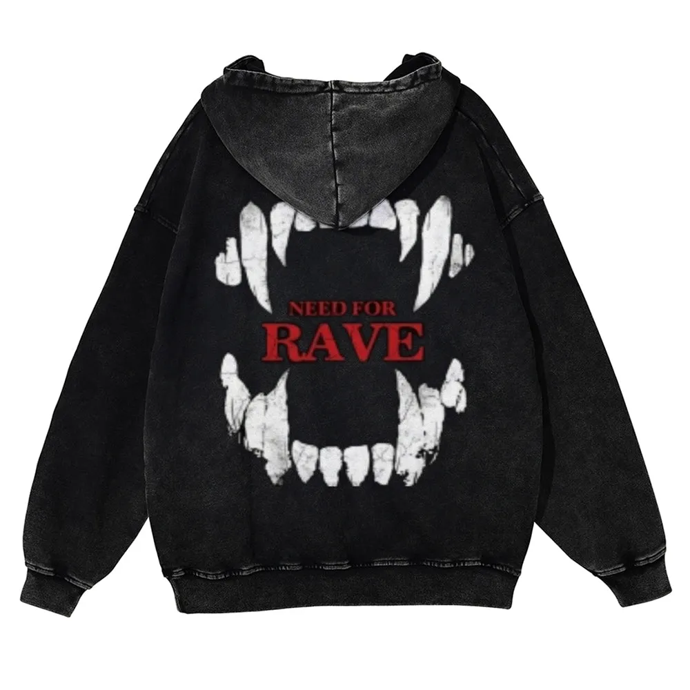 Mens Vintage Skeleton Hoodies
