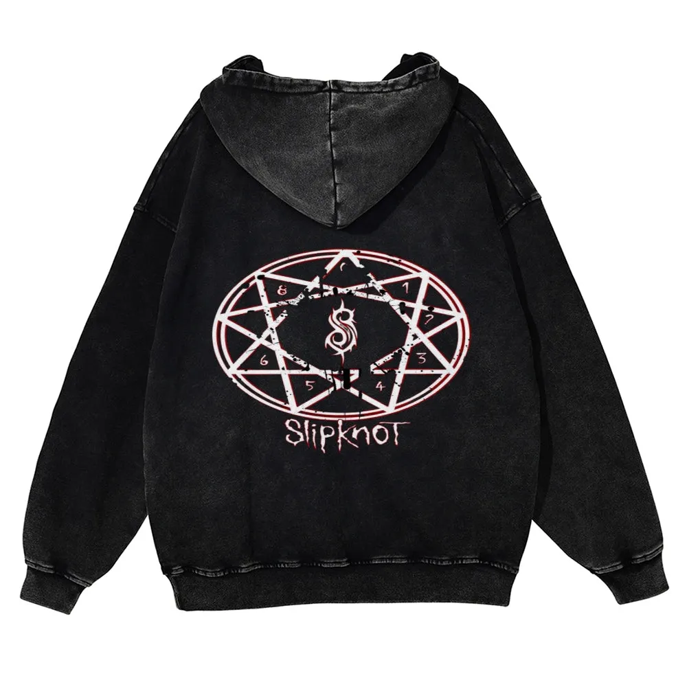 Mens Vintage Slipknot Rock Band Hoodies