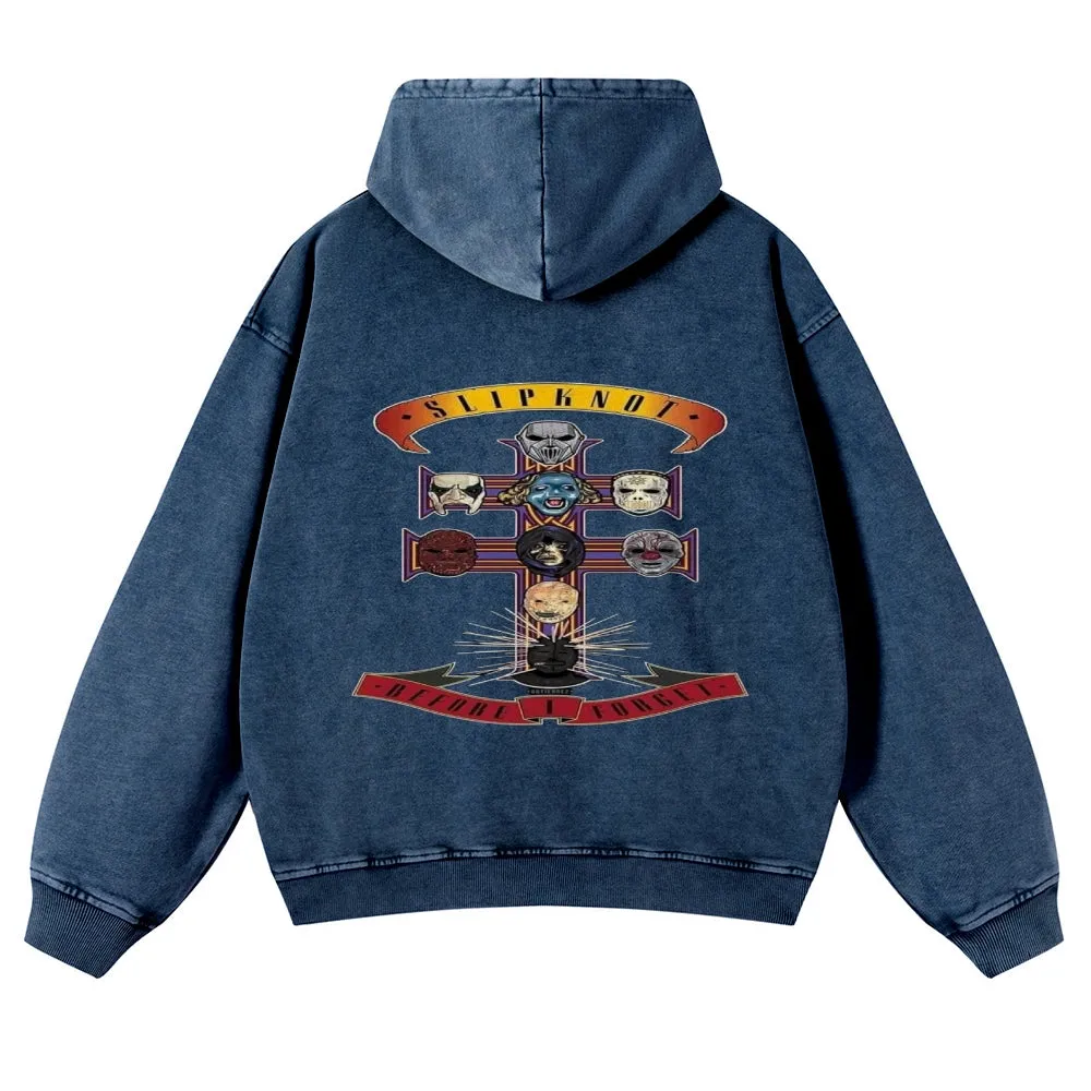 Mens Vintage Slipknot Rock Band Hoodies