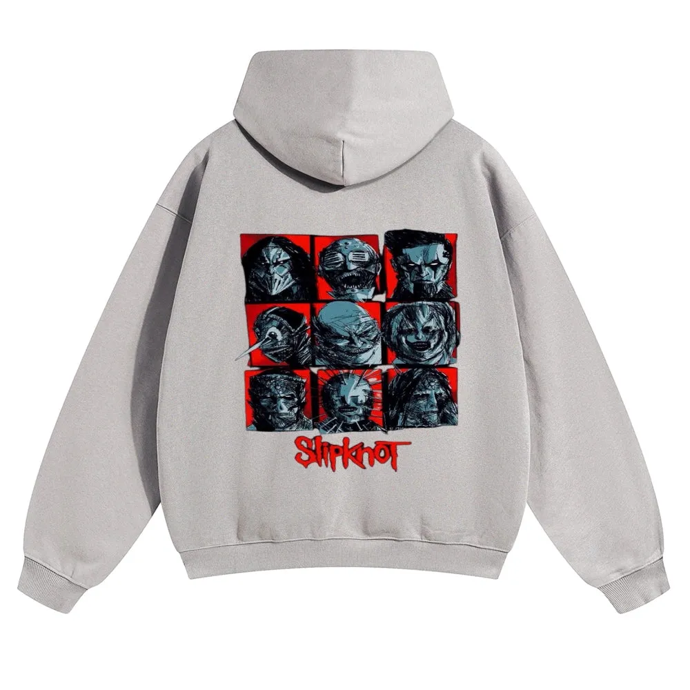 Mens Vintage Slipknot Rock Band Hoodies