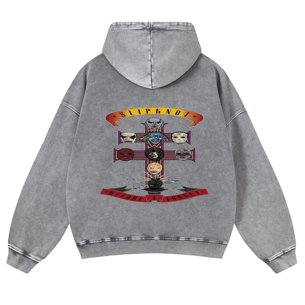Mens Vintage Slipknot Rock Band Hoodies