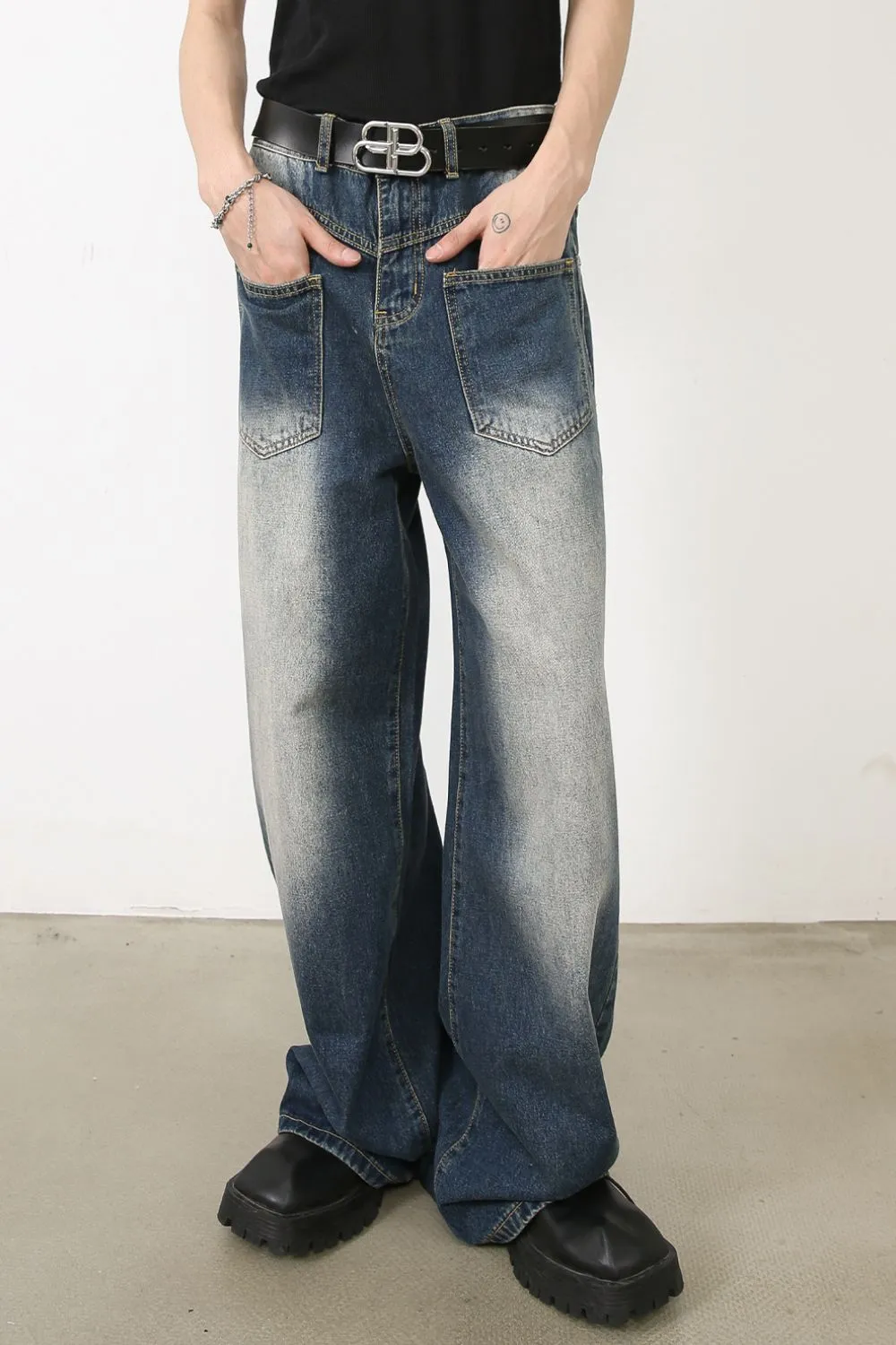 Men's Wide Leg Jeans