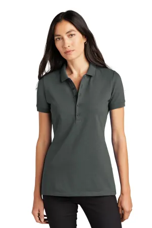 Mercer Mettle Women's Stretch Heavyweight Pique Polo MM1001 Anchor Grey