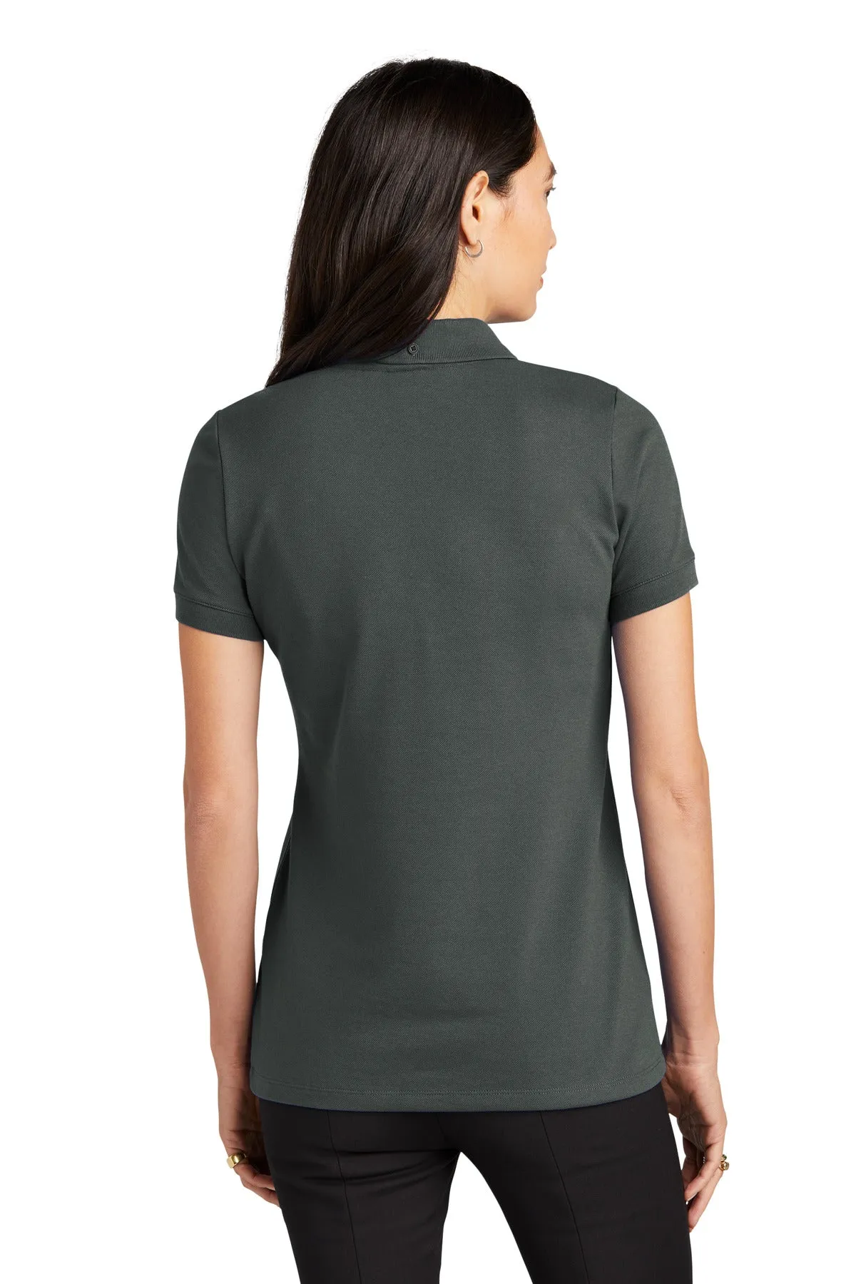 Mercer Mettle Women's Stretch Heavyweight Pique Polo MM1001 Anchor Grey