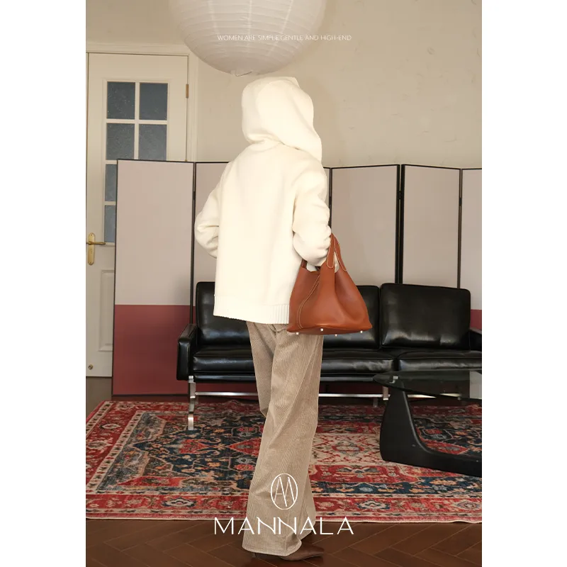 Minimalist Alpaca-Blend Hooded Jacket