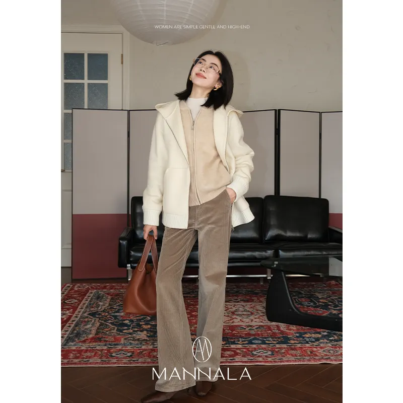 Minimalist Alpaca-Blend Hooded Jacket
