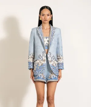 Mira knotch collar jacket