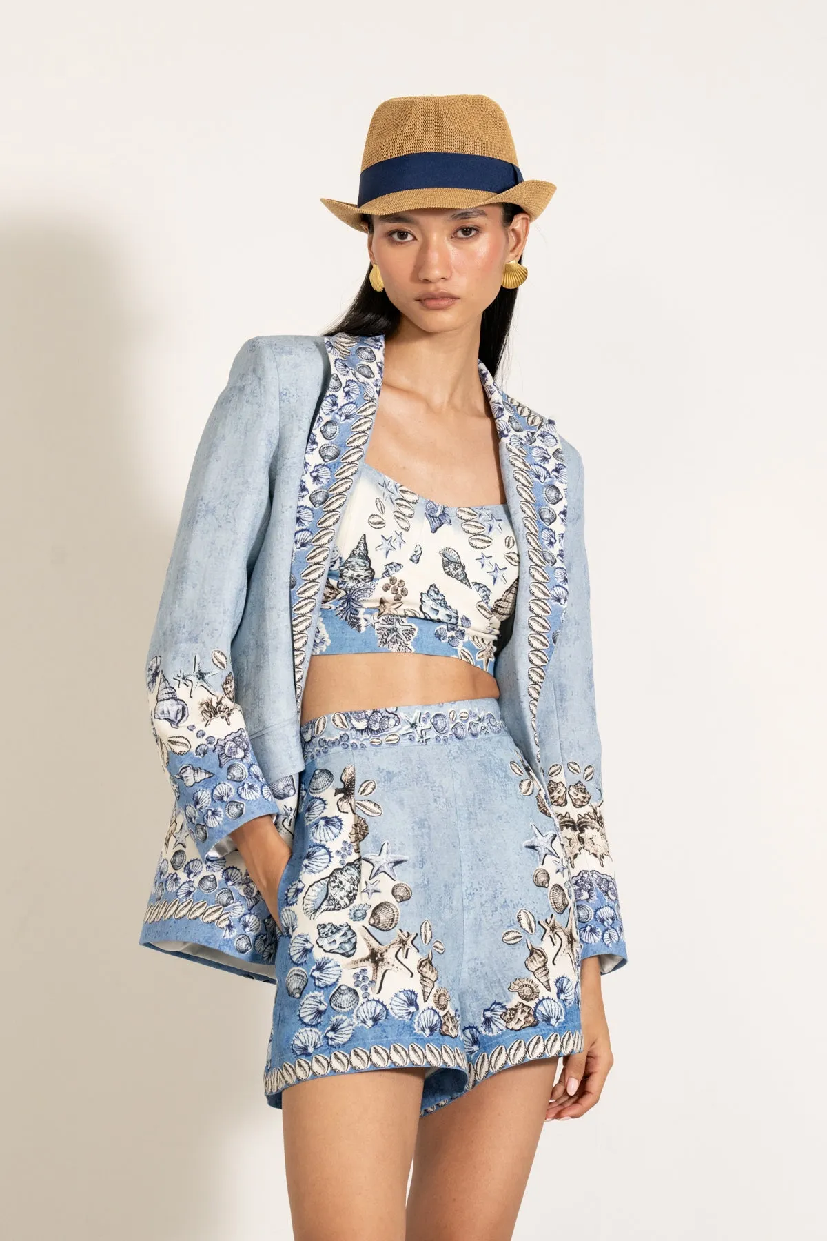 Mira knotch collar jacket