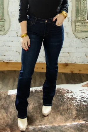 Miranda Mid-Rise Boot Cut Vervet Jean