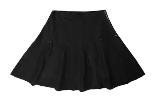 Mix Media Flounce Skirt
