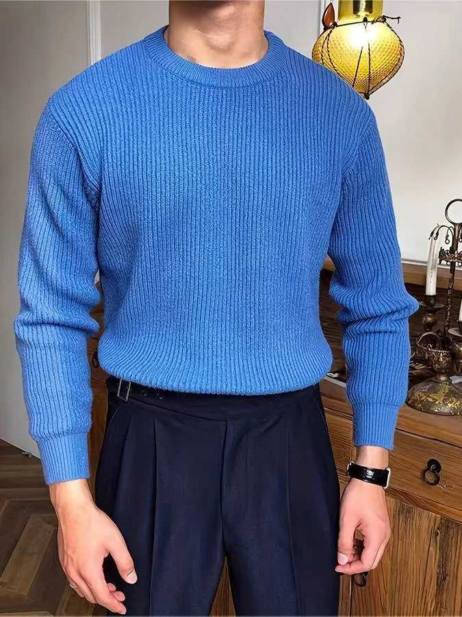 Modern classic men's jumper