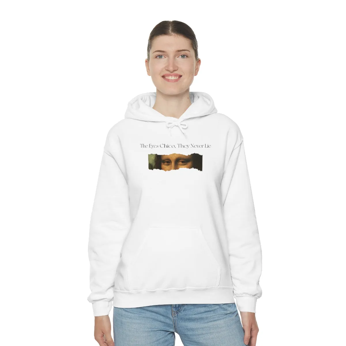 Mona Liesa-White Hooded Sweatshirt