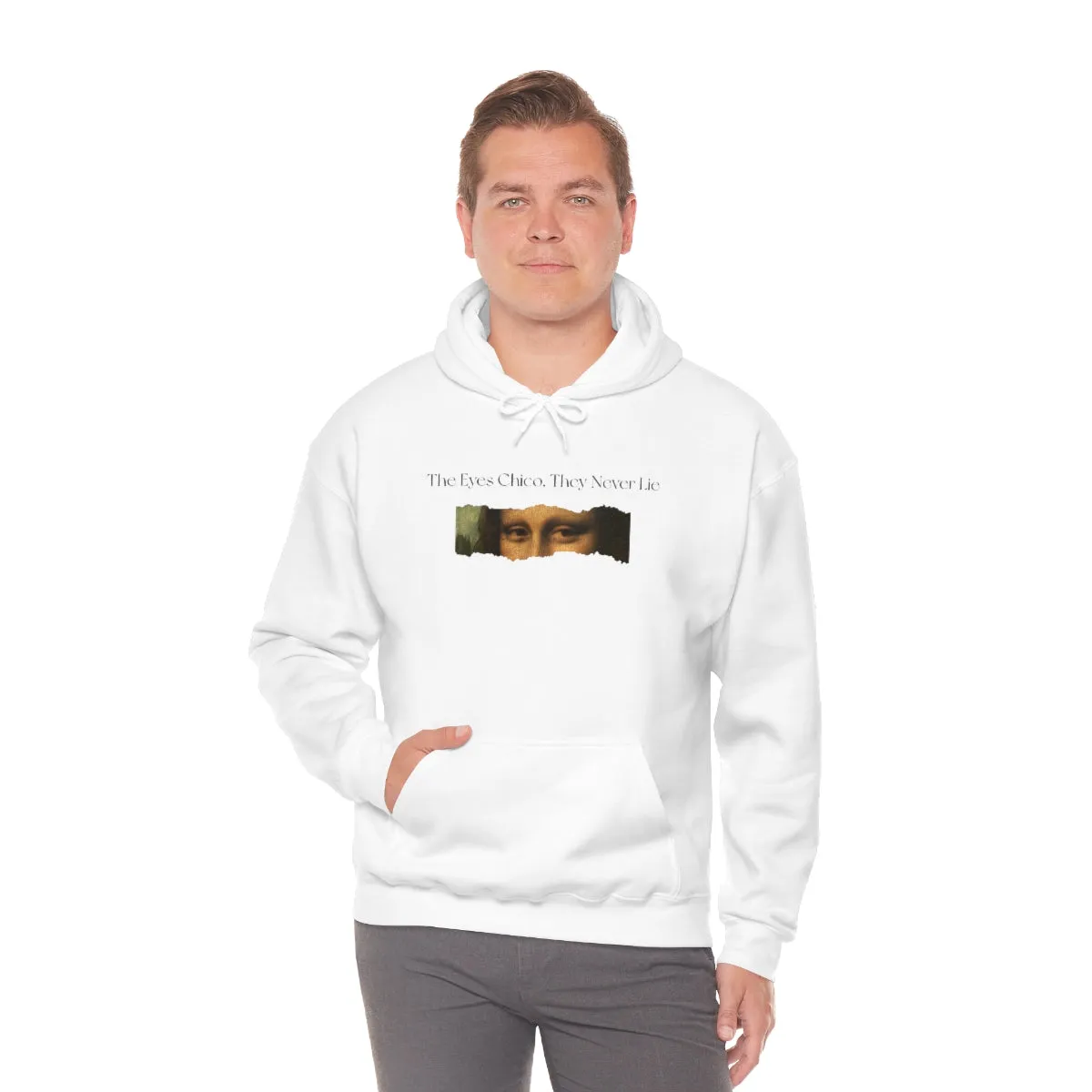 Mona Liesa-White Hooded Sweatshirt