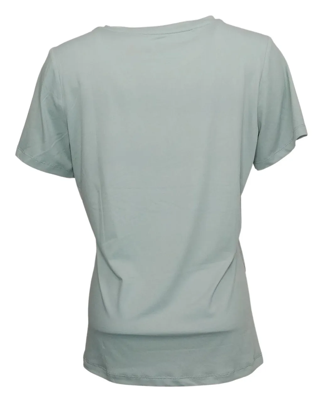 Mondetta Women's Top Polyester Short Sleeve Pull Over Green