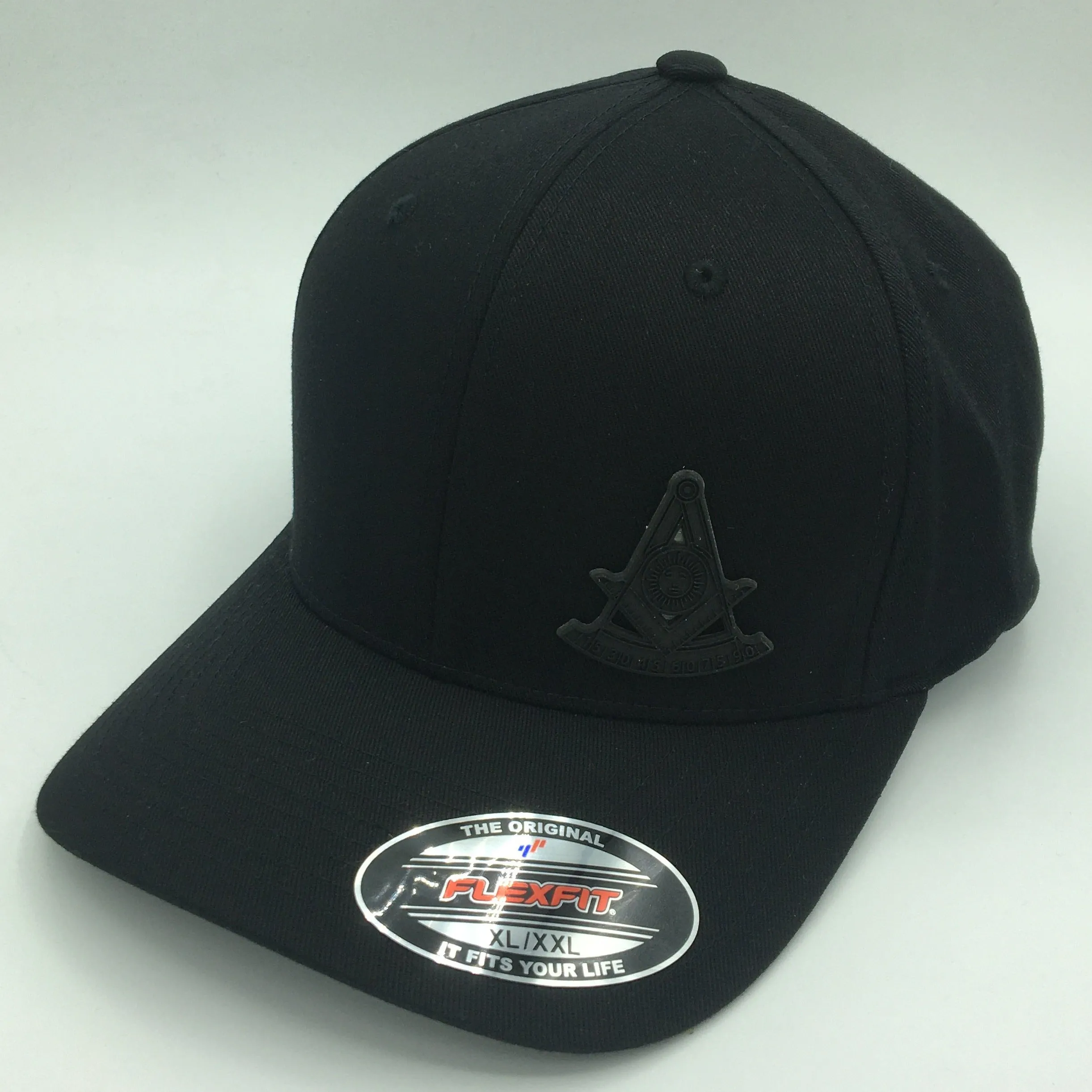 Monochromic Past Master Square and Quadrant fitted caps