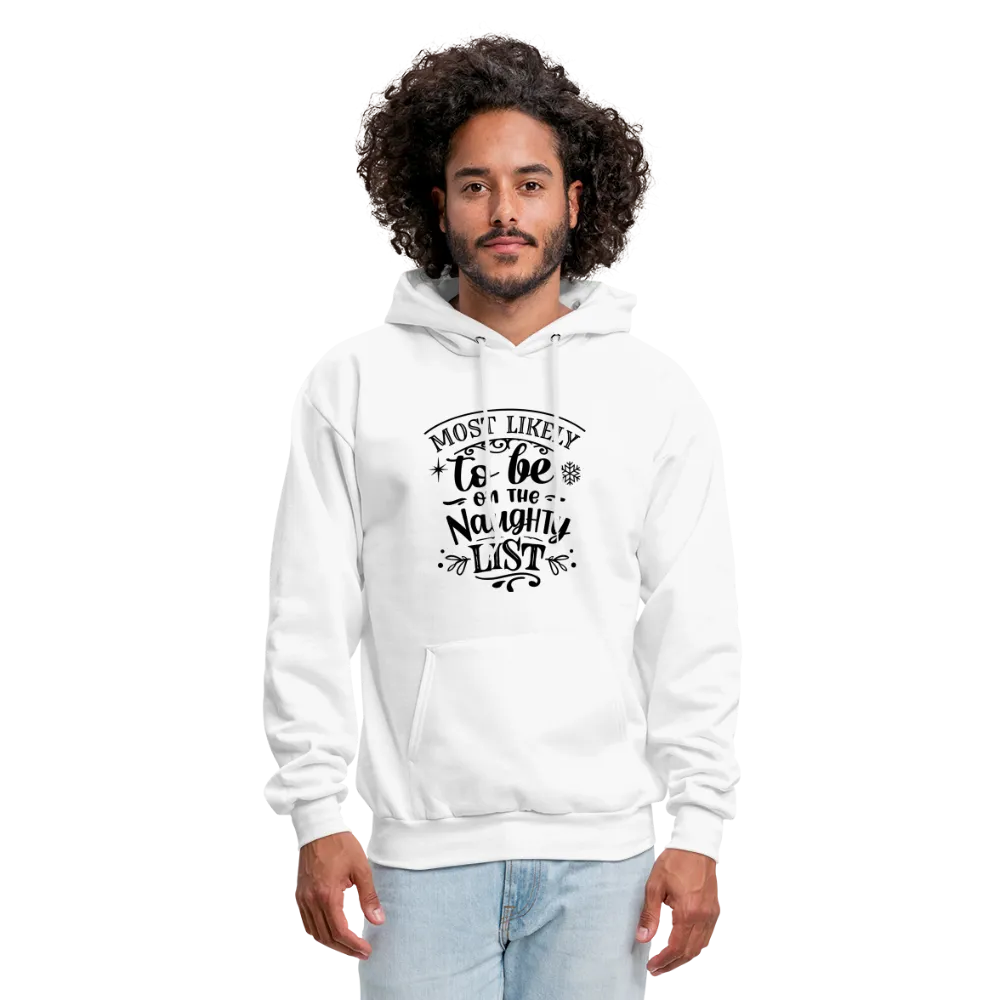 Most Likely to be on the Naughty List Men's Hoodie (CK-0001)