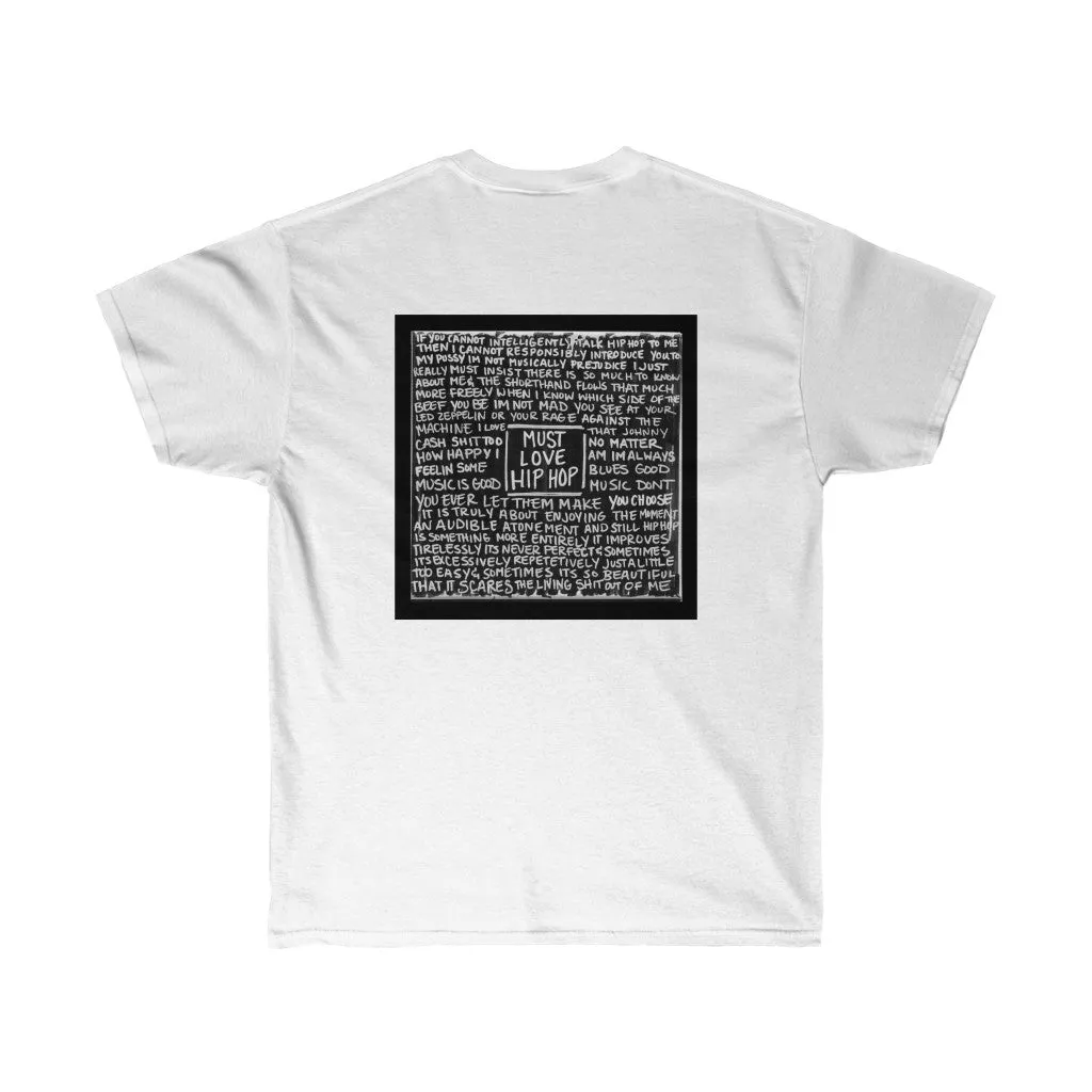 Must Love Hip Hop Double Lyric Tee