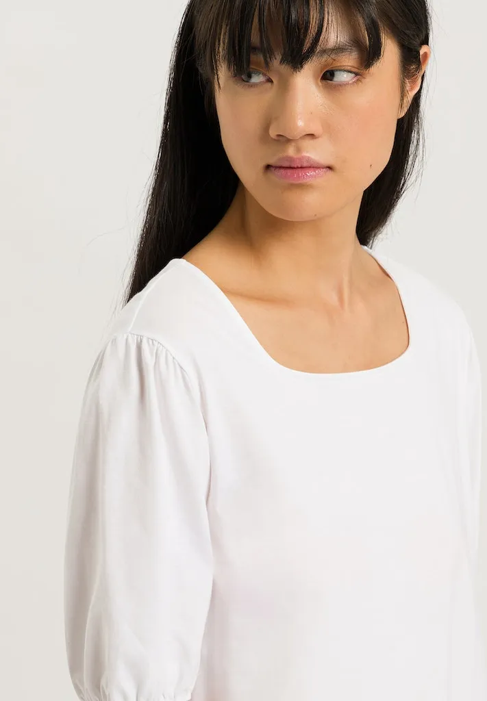 Natural Shirt - Puff Sleeved Top