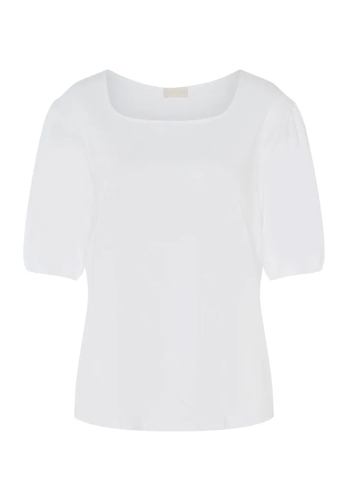 Natural Shirt - Puff Sleeved Top