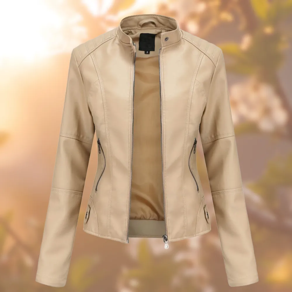 Nelle | Elegant Leather Jacket