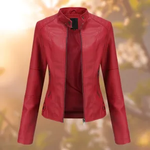 Nelle | Elegant Leather Jacket