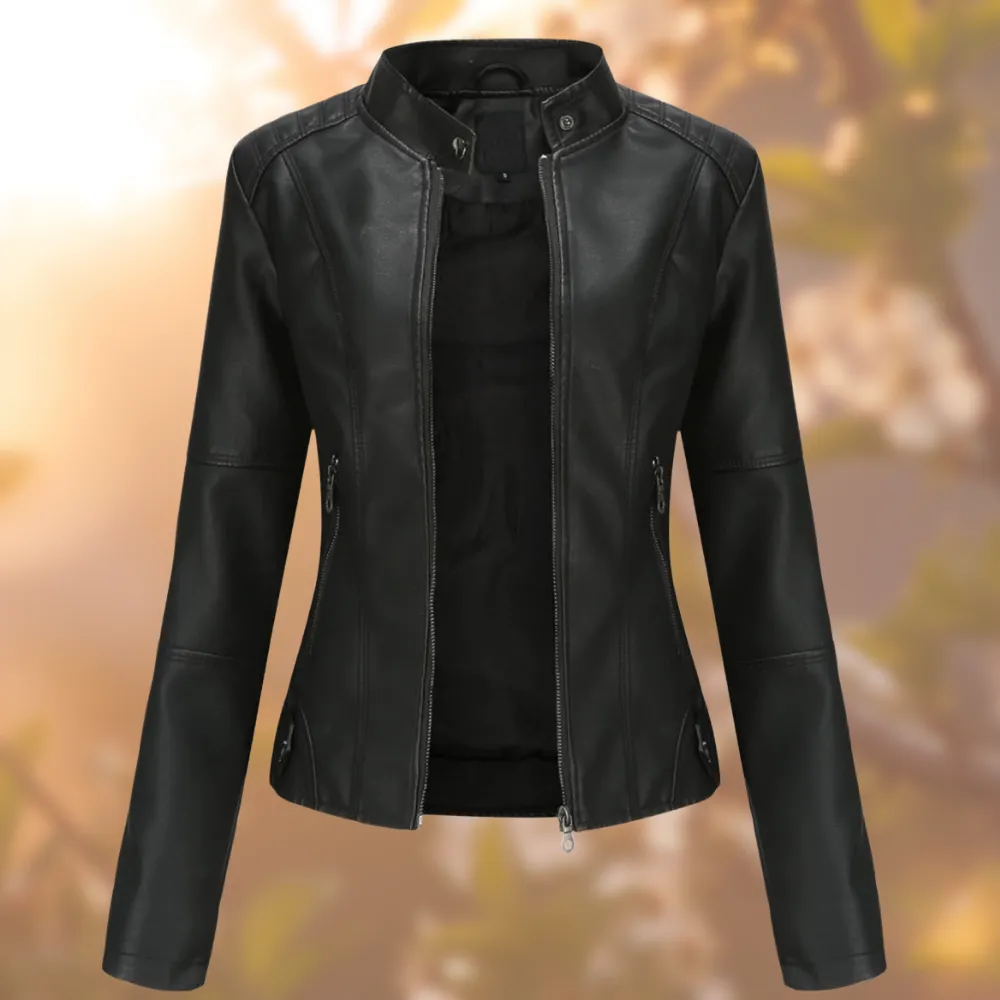 Nelle | Elegant Leather Jacket