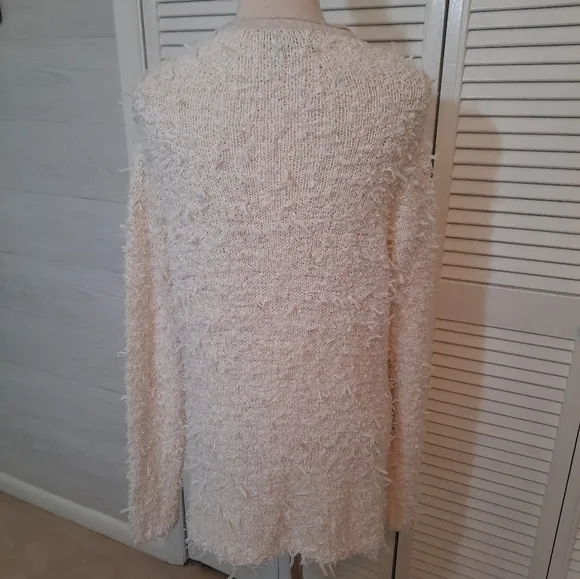 Nic Zoe almond textured sweater NWT sz medium *AH