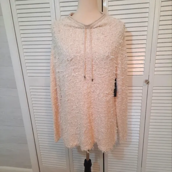 Nic Zoe almond textured sweater NWT sz medium *AH