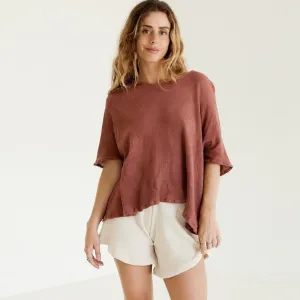 Nita Top - Clay
