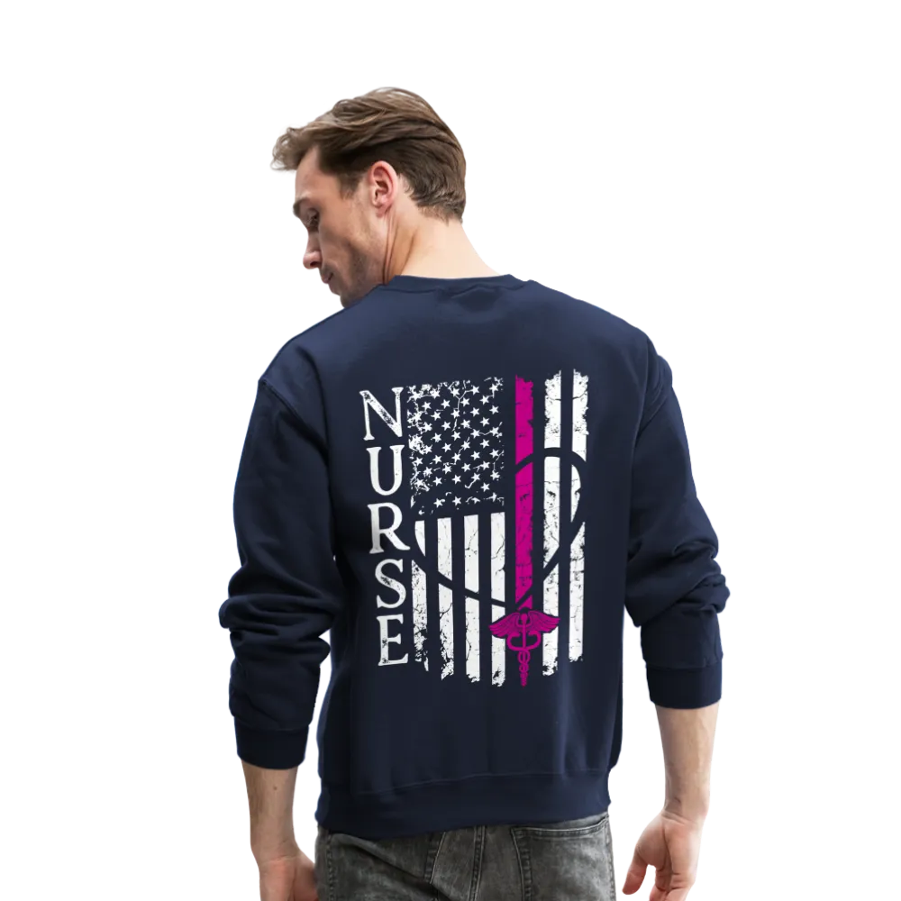 Nurse Flag Crewneck Sweatshirt
