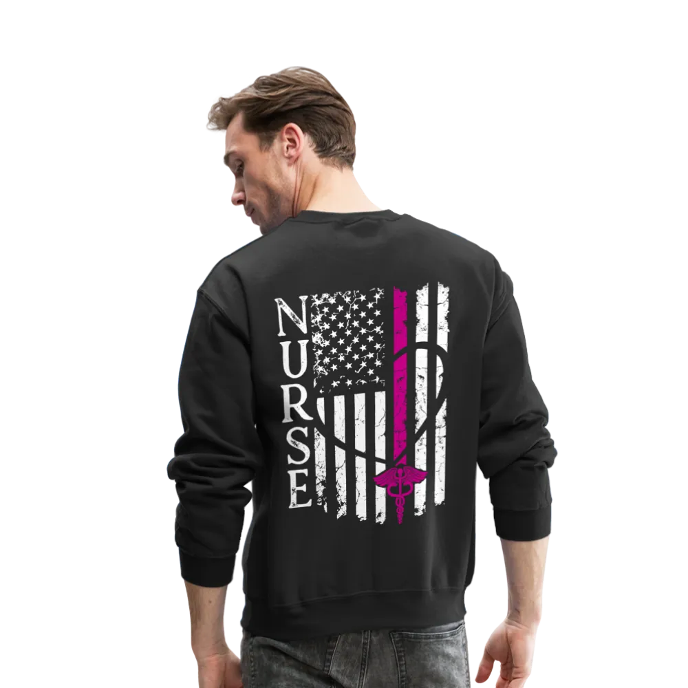 Nurse Flag Crewneck Sweatshirt