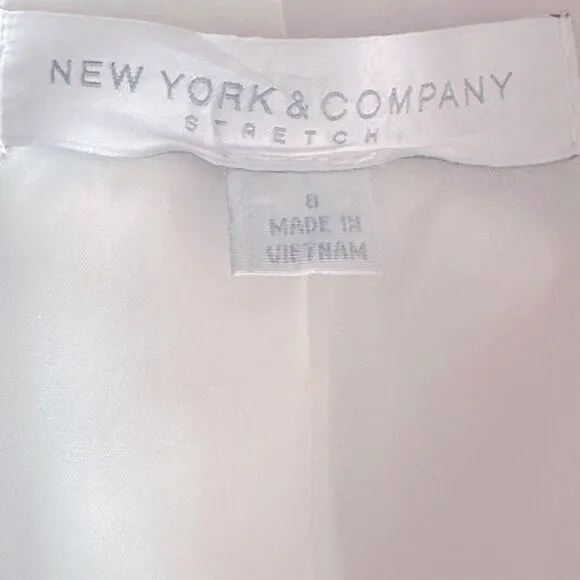 NWOT New York &amp; Company White Two Button Blazer