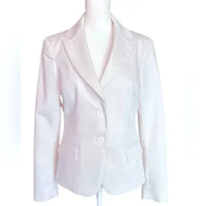 NWOT New York &amp; Company White Two Button Blazer
