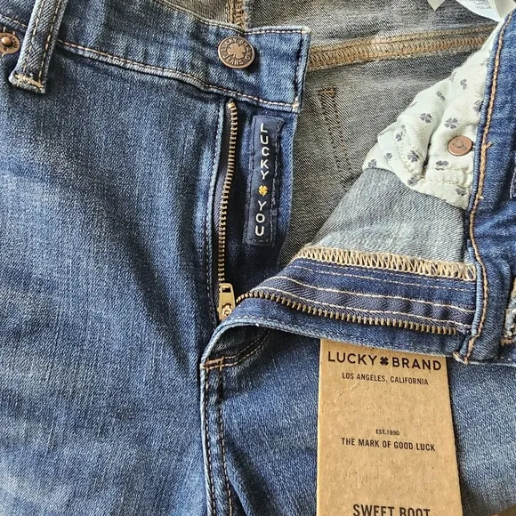 NWT LUCKY brand Boot Cut Jeans Womens Size 14 / 32