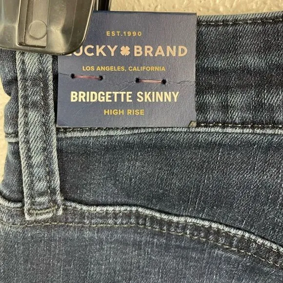 NWT Lucky Brand Bridgette Skinny High Rise Jeans Size 25