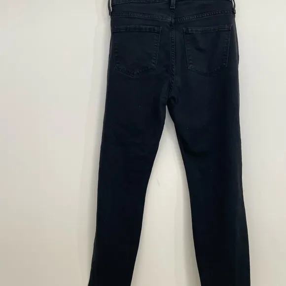 NYDJ Alina Ankle Black Denim Jeans size 4