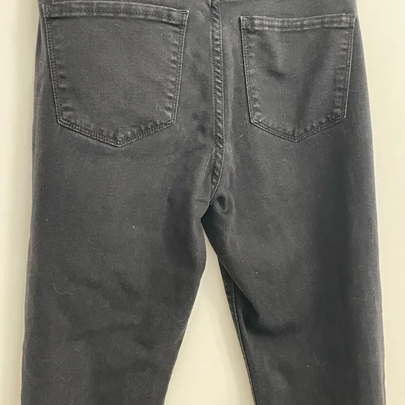 NYDJ Alina Ankle Black Denim Jeans size 4