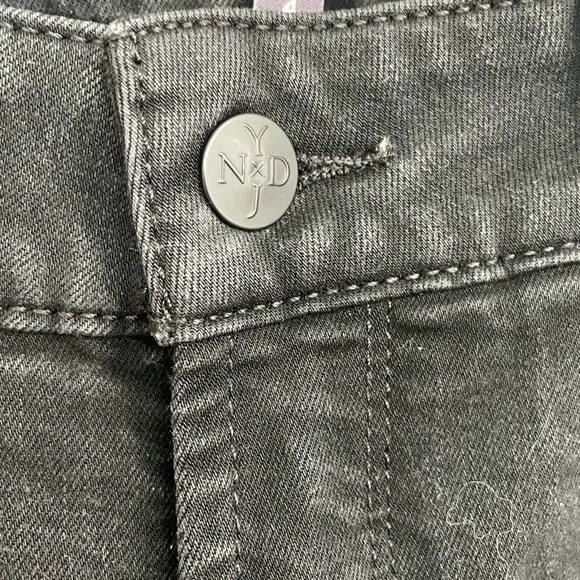 NYDJ Alina Ankle Black Denim Jeans size 4